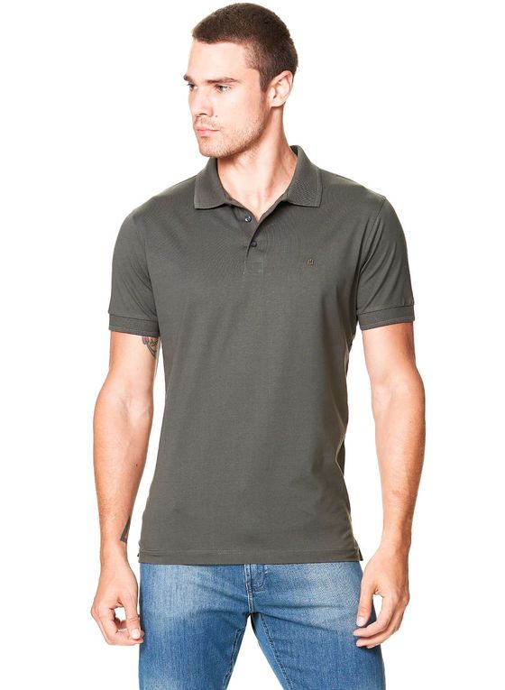 camisa polo highstil algodão pima