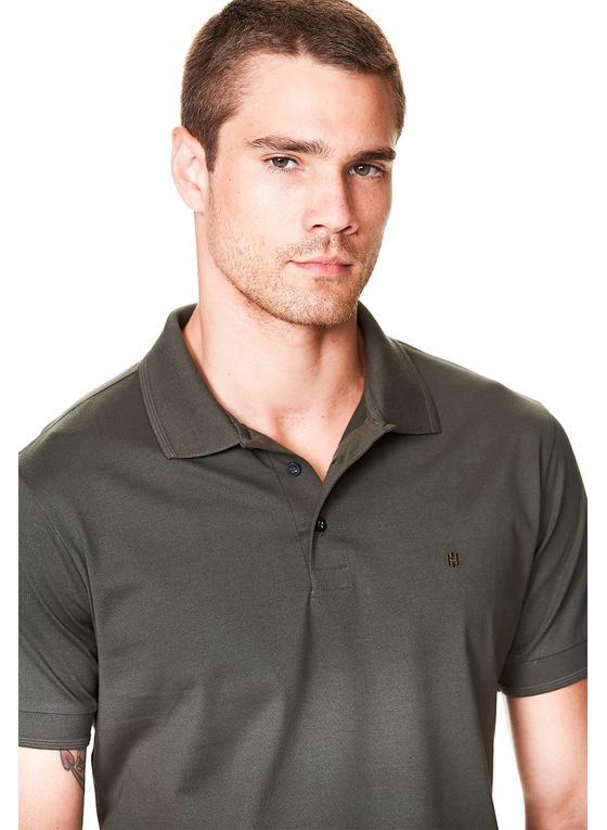 camisa polo highstil algodão pima