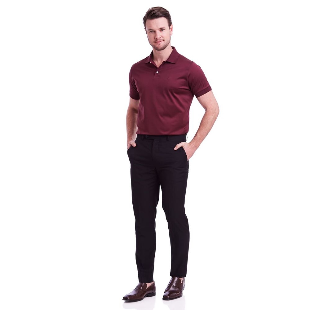 camisa polo highstil algodão pima